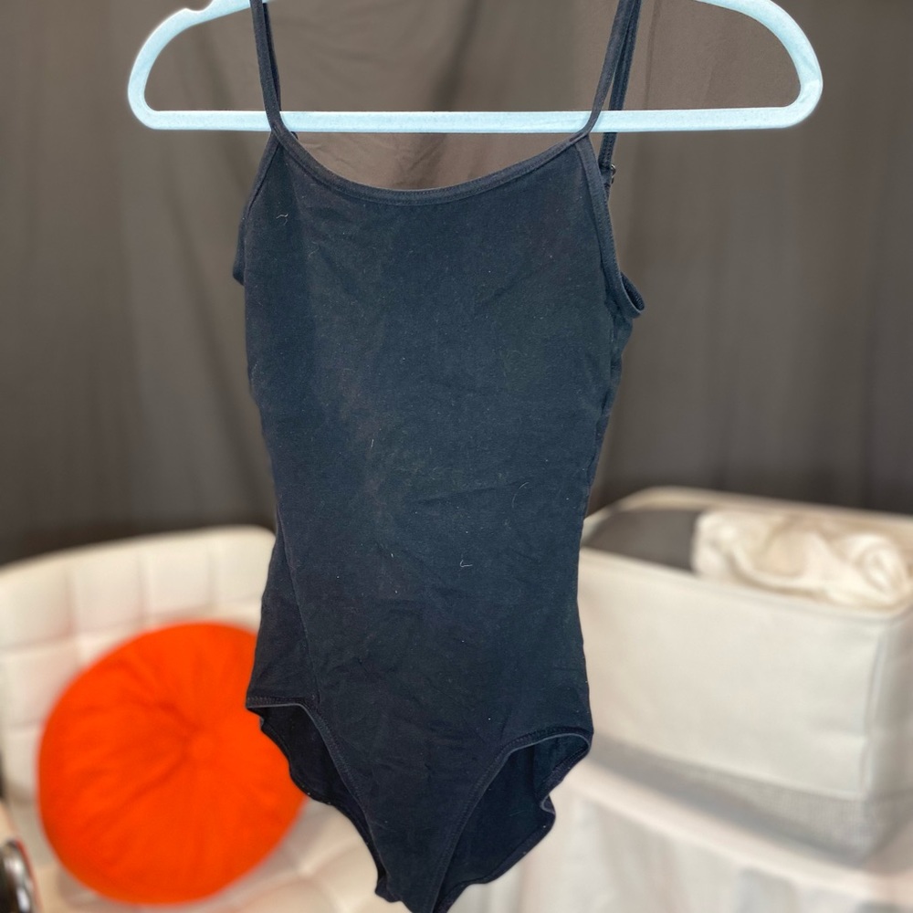 Solid Black Bodysuit/Leotard